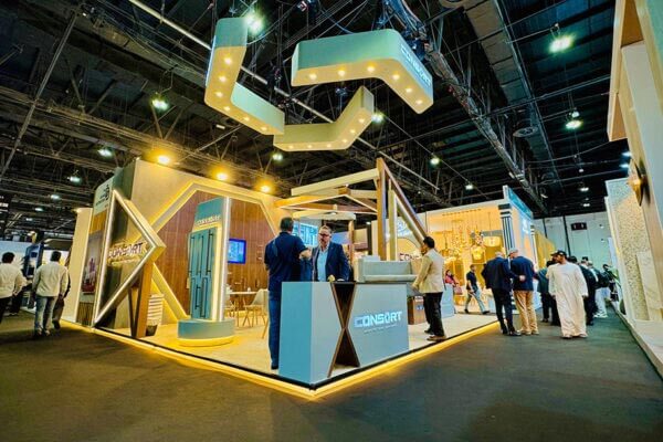 A custom exhibition stand for consort