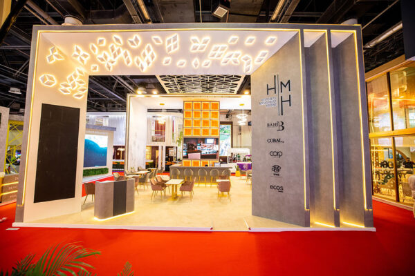 A custome exhibition stand for HMH