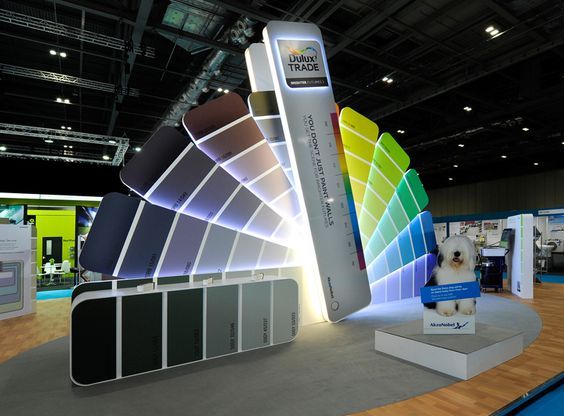 Lighting exhibition stand