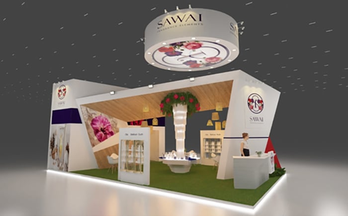 Exhibition booth design Dubai